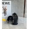 Loewe Mini Camera Crossbody Bag in Black Calfskin