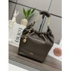 Loewe Small Squeeze Bag in Chocolate Nappa Lambskin
