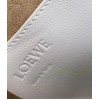 Loewe Hammock Nugget Bag In White Calfskin