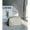 Loewe Small Squeeze Bag in White Nappa Lambskin