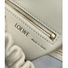 Loewe Small Squeeze Bag in White Nappa Lambskin