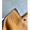 Loewe Flamenco Nano Clutch In Brown Nappa Leather