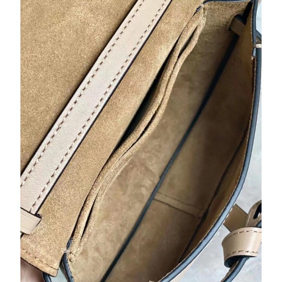 Loewe Gate Dual Mini Bag In Sand Calfskin Loewe Gate Dual Mini Bag In Sand Calfskin