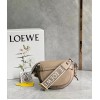 Loewe Gate Dual Mini Bag In Sand Calfskin