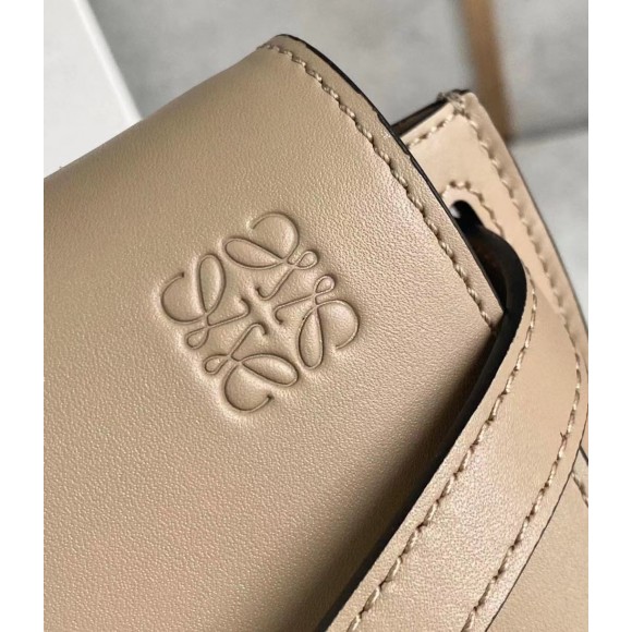 Loewe Gate Dual Mini Bag In Sand Calfskin Loewe Gate Dual Mini Bag In Sand Calfskin