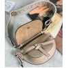 Loewe Gate Dual Mini Bag In Sand Calfskin
