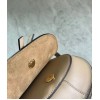 Loewe Gate Dual Mini Bag In Sand Calfskin