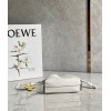 Loewe Flamenco Nano Clutch In White Nappa Leather