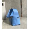 Loewe Puzzle Hobo Bag In Blue Nappa Calfskin
