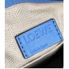 Loewe Puzzle Hobo Bag In Blue Nappa Calfskin