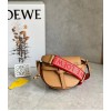 Loewe Gate Dual Mini Bag In Brown Calfskin