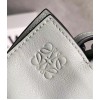 Loewe Flamenco Clutch Bag In Ash Grey Calfskin