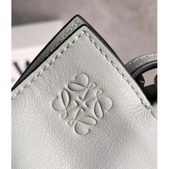Loewe Flamenco Clutch Bag In Ash Grey Calfskin Loewe Flamenco Clutch Bag In Ash Grey Calfskin