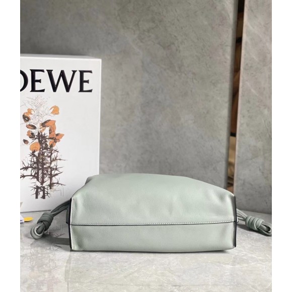 Loewe Flamenco Clutch Bag In Ash Grey Calfskin Loewe Flamenco Clutch Bag In Ash Grey Calfskin