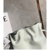 Loewe Flamenco Clutch Bag In Ash Grey Calfskin