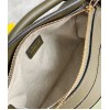 Loewe Puzzle Mini Bag In Green/Oat Calfskin