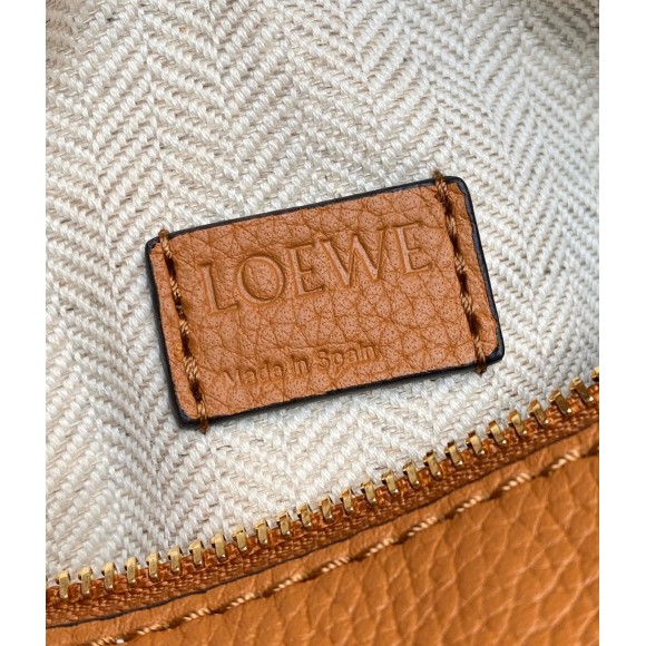 Loewe Puzzle Mini Bag In Brown Grained Calfskin Loewe Puzzle Mini Bag In Brown Grained Calfskin