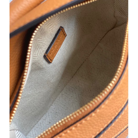 Loewe Puzzle Mini Bag In Brown Grained Calfskin Loewe Puzzle Mini Bag In Brown Grained Calfskin