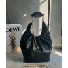 Loewe Medium Squeeze Bag in Black Nappa Lambskin