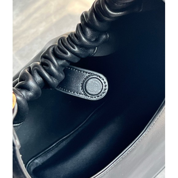 Loewe Medium Squeeze Bag in Black Nappa Lambskin Loewe Medium Squeeze Bag in Black Nappa Lambskin