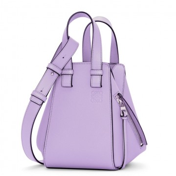 Loewe Compact Hammock Bag in Light Mauve Grained Calfskin Loewe Compact Hammock Bag in Light Mauve Grained Calfskin