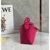 Loewe Puzzle Edge Small Bag In Ruby Red Satin Calfskin