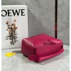 Loewe Puzzle Edge Small Bag In Ruby Red Satin Calfskin