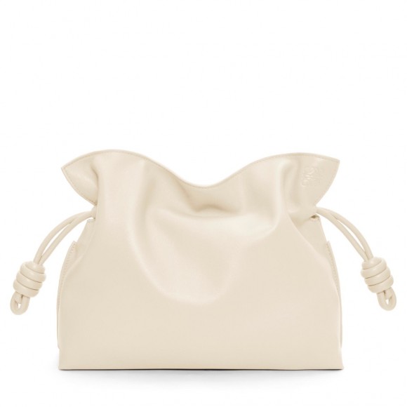 Loewe Flamenco Clutch Bag In Angora Calfskin Loewe Flamenco Clutch Bag In Angora Calfskin