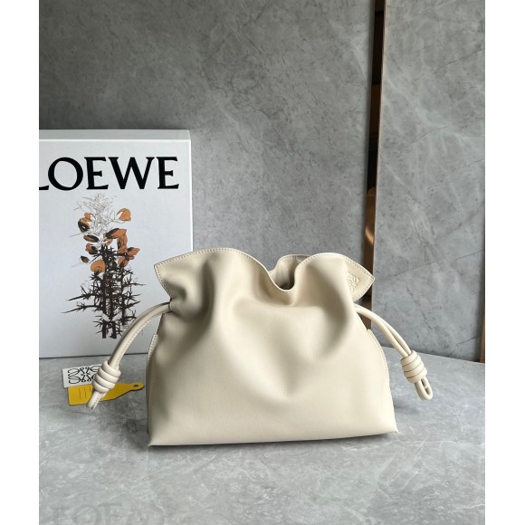 Loewe Flamenco Clutch Bag In Angora Calfskin Loewe Flamenco Clutch Bag In Angora Calfskin