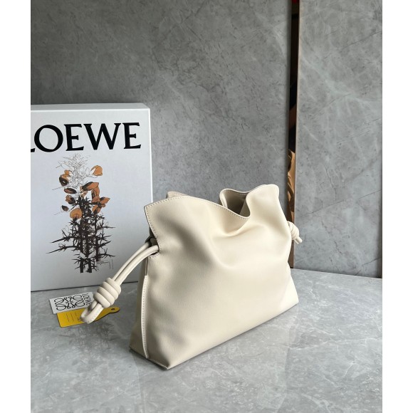 Loewe Flamenco Clutch Bag In Angora Calfskin Loewe Flamenco Clutch Bag In Angora Calfskin
