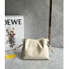 Loewe Mini Flamenco Clutch Bag In Angora Calfskin