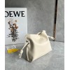 Loewe Mini Flamenco Clutch Bag In Angora Calfskin