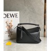 Loewe Puzzle Small Bag In Noir Classic Calfskin