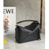 Loewe Puzzle Small Bag In Noir Classic Calfskin