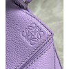 Loewe Puzzle Mini Bag In Lilas Grained Calfskin