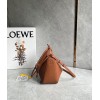 Loewe Mini Hammock Hobo Bag in Brown Calfskin