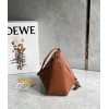 Loewe Mini Hammock Hobo Bag in Brown Calfskin