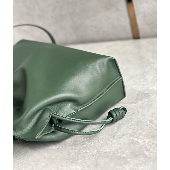 Loewe Flamenco Clutch Bag in Bottle Green Nappa Calfskin Loewe Flamenco Clutch Bag in Bottle Green Nappa Calfskin