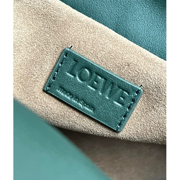 Loewe Flamenco Clutch Bag in Bottle Green Nappa Calfskin Loewe Flamenco Clutch Bag in Bottle Green Nappa Calfskin