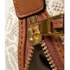 Loewe Cubi Medium Bag in Ecru Anagram Jacquard