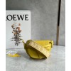 Loewe Gate Dual Mini Bag in Yellow Calfskin