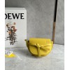 Loewe Gate Dual Mini Bag in Yellow Calfskin