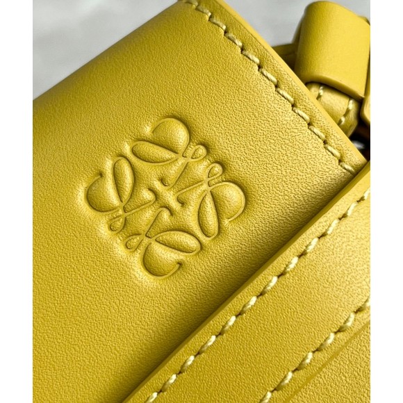 Loewe Gate Dual Mini Bag in Yellow Calfskin Loewe Gate Dual Mini Bag in Yellow Calfskin