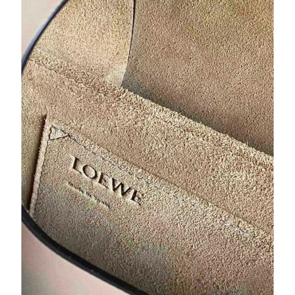 Loewe Gate Small Bag In Sand Calfskin and Jacquard Loewe Gate Small Bag In Sand Calfskin and Jacquard