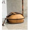 Loewe Gate Small Bag In Brown Calfskin and Jacquard