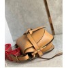 Loewe Gate Small Bag In Brown Calfskin and Jacquard