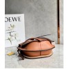 Loewe Gate Small Bag In Tan Calfskin and Jacquard