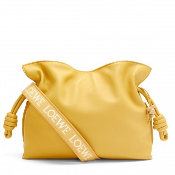 Loewe Flamenco Clutch Bag In Pale Yellow Leather Loewe Flamenco Clutch Bag In Pale Yellow Leather