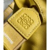 Loewe Flamenco Clutch Bag In Pale Yellow Leather