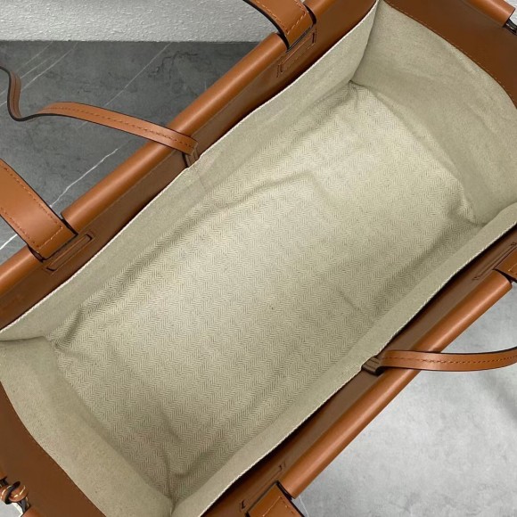 Loewe Cushion Medium Tote In Beige Anagram Jacquard Loewe Cushion Medium Tote In Beige Anagram Jacquard